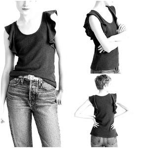 Madewell Ruffle Tank Sz 2X